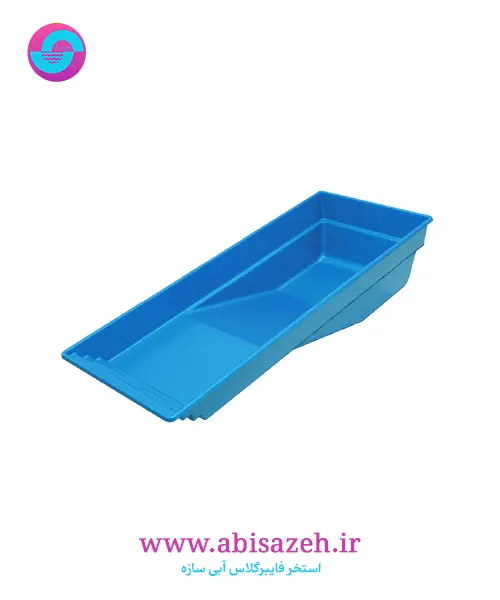 استخر فایبرگلاس آبی سازه 4 در 10 متر
