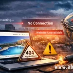 تأثیر اختلال اینترنت بر عملکرد سایت آبی‌ سازه و صفحات مختلف آن